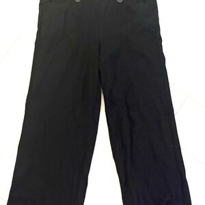 Max Studio Black Wide-Leg Pants